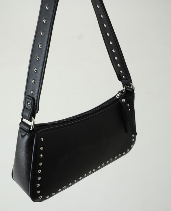 Sac porté épaule clouté noir - Pimkie