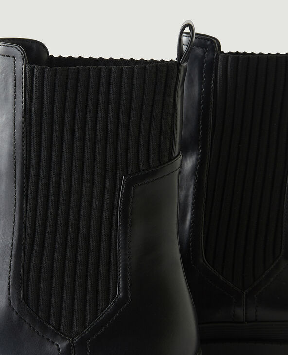 Bottines Chelsea noir - Pimkie