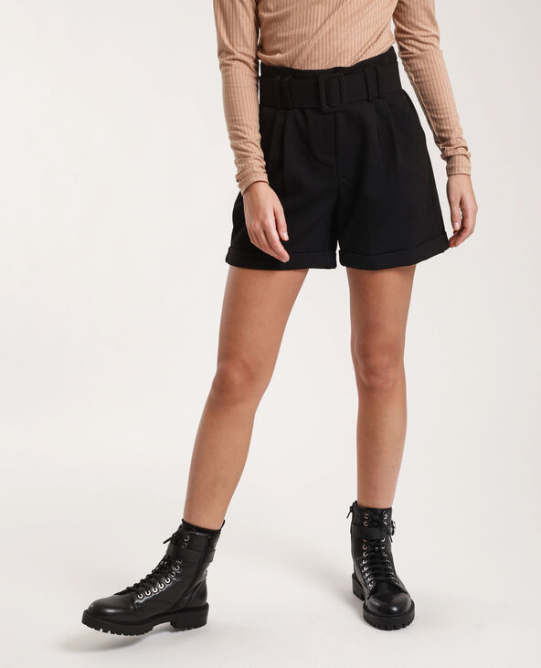 Short avec ceinture noir - Pimkie