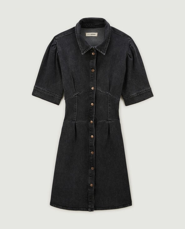 Robe cintrée et courte en jean gris foncé - Pimkie
