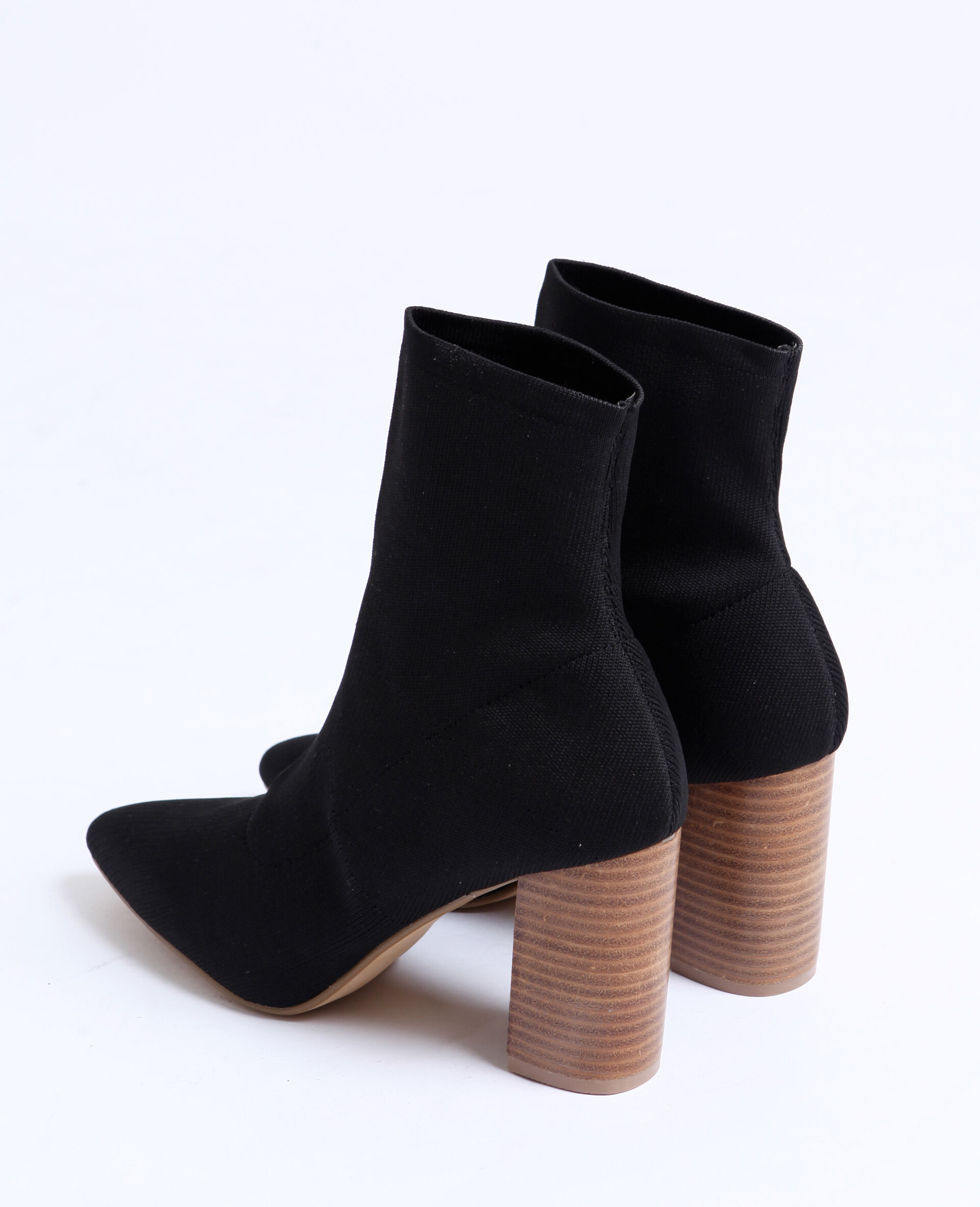 Bottines chaussettes noir - 916812899A08 | Pimkie