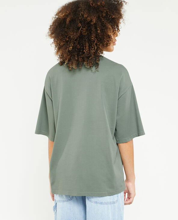 T-shirt oversize avec imprimé vert - Pimkie