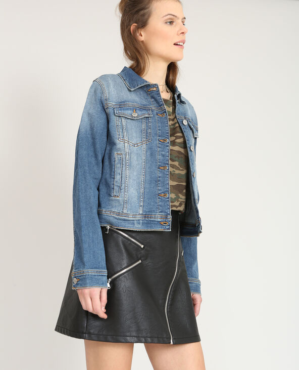 Veste en jean courte pimkie clearance