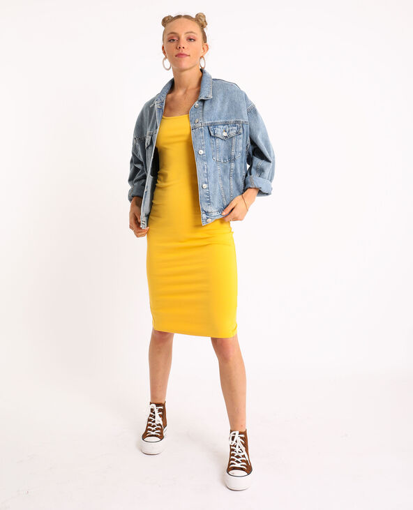 Robe bodycon camel - Pimkie