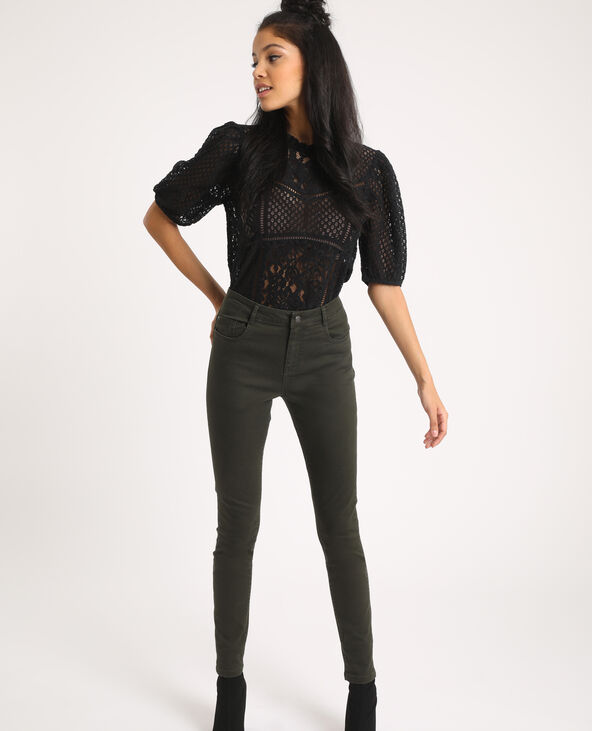 Blouse en dentelle noir - Pimkie