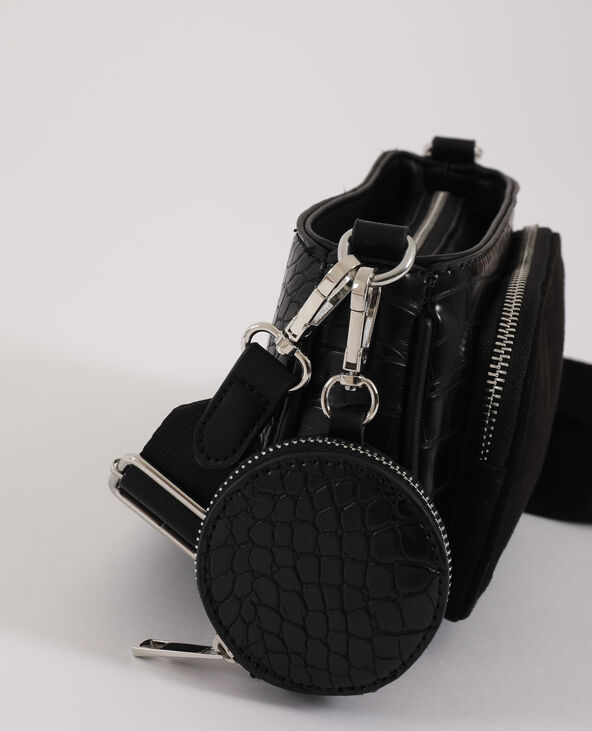 Sac bandoulière noir - Pimkie