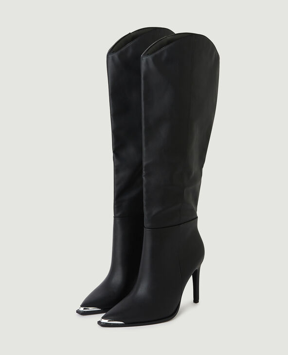 Bottes simili on sale cuir femme