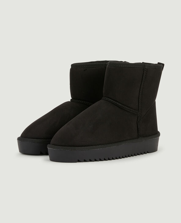 Boots fourrées noir - Pimkie