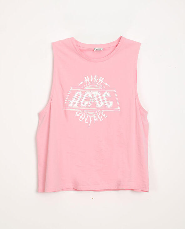 T-shirt AC/DC rose - Pimkie
