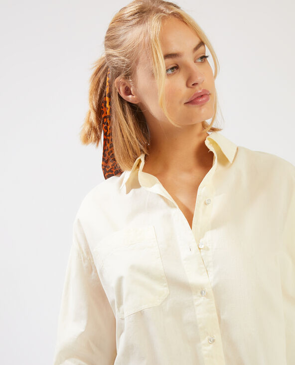 Chemise oversize écru - Pimkie