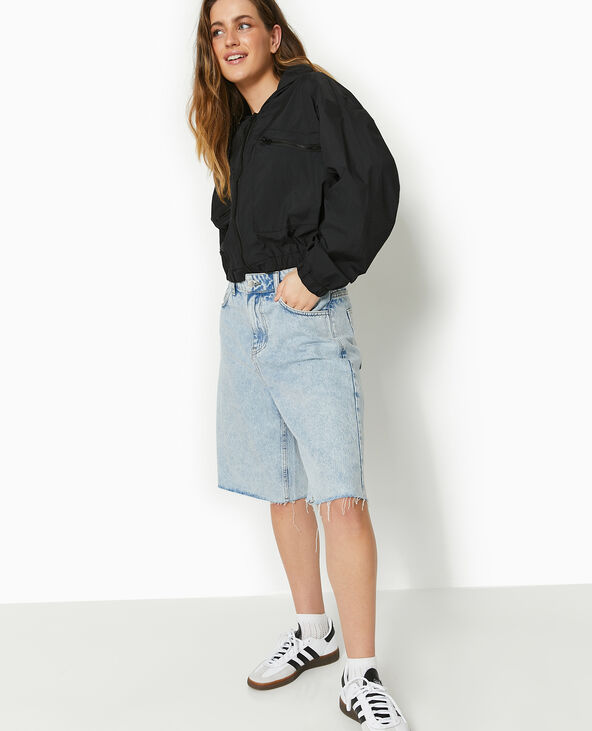 Blouson léger avec capuche noir - Pimkie
