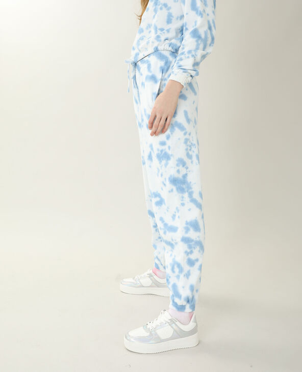 Jogging tie and dye bleu cheap