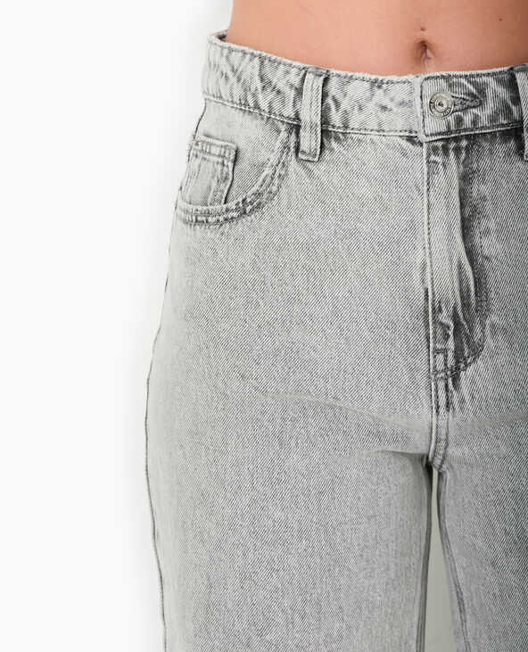 Jean wide taille haute blanc - Pimkie