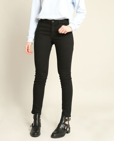 Jean skinny mid waist noir - Pimkie