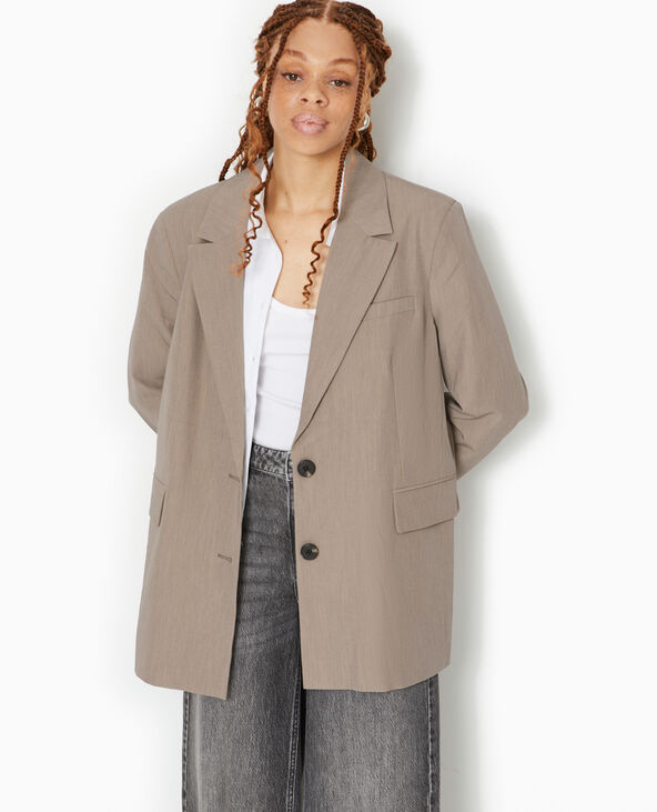 Veste blazer oversize droite Pimkie