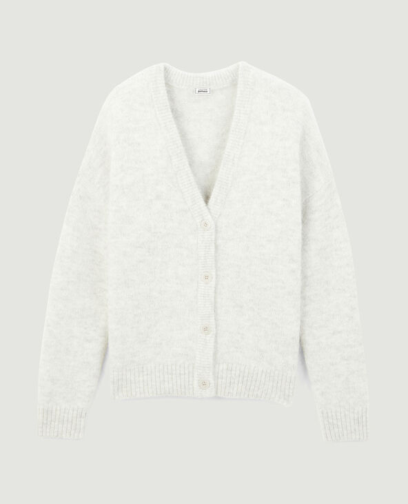 Gilet en maille douce et chaude gris clair - Pimkie