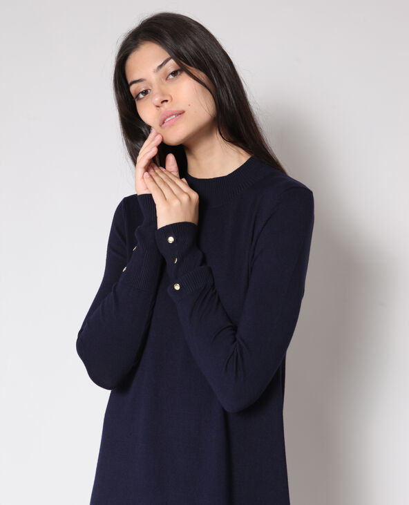 Robe pull bleu marine - Pimkie
