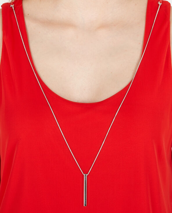 Top fluide bijou rouge - Pimkie