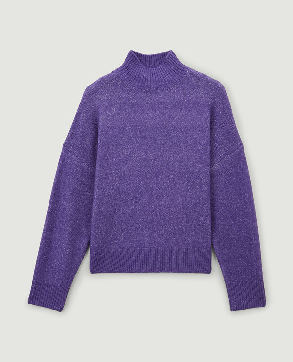 Pull col montant violet - Pimkie