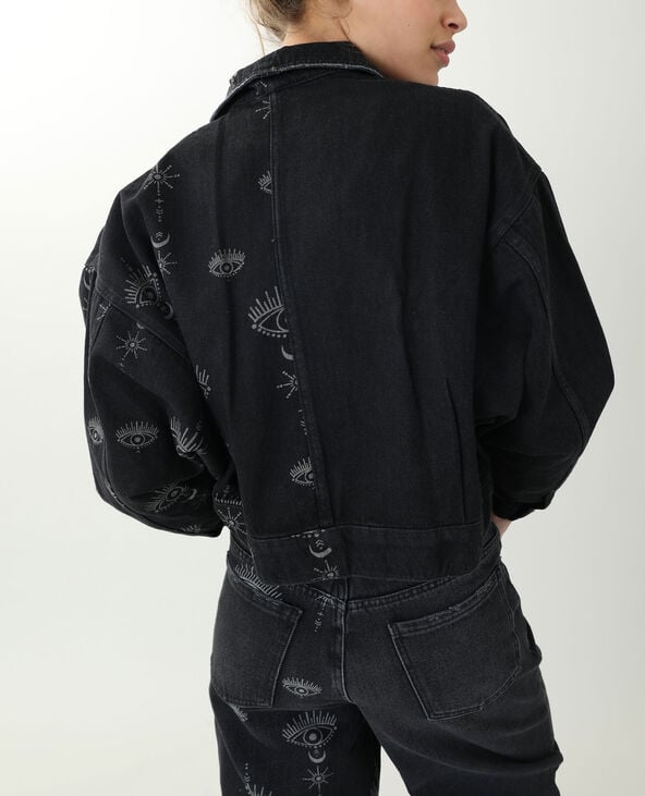 Veste en jean noir pimkie deals