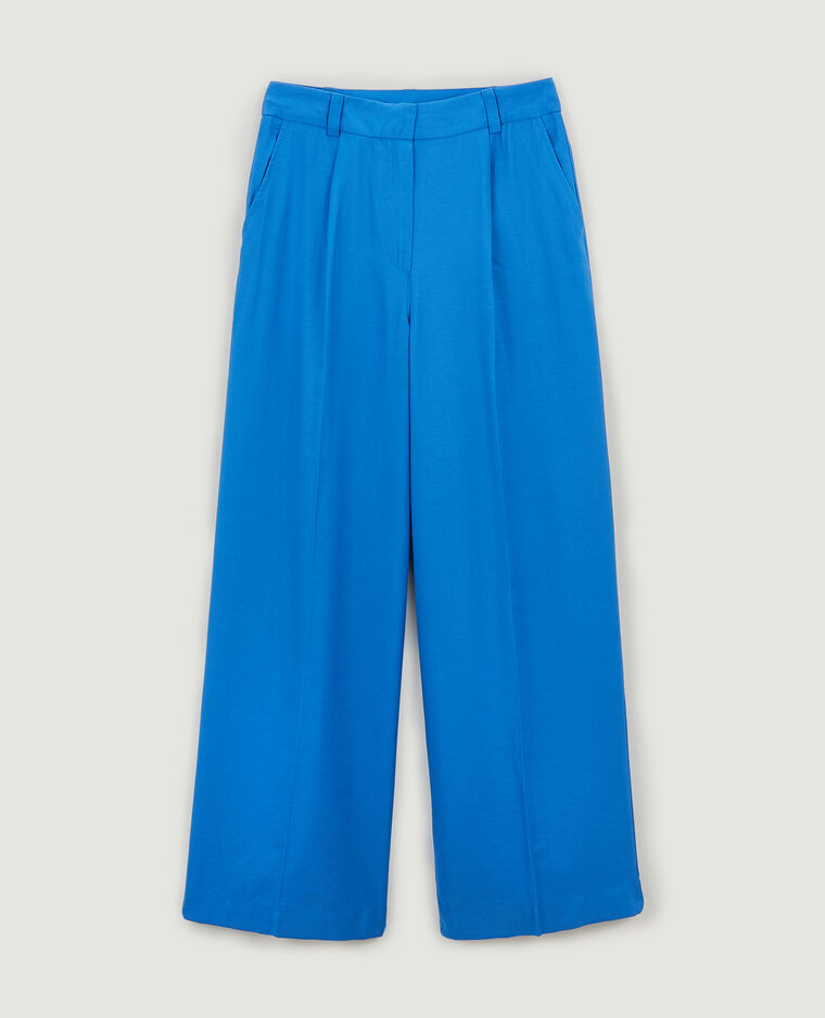 Pantalon à pinces Bleu - Pimkie