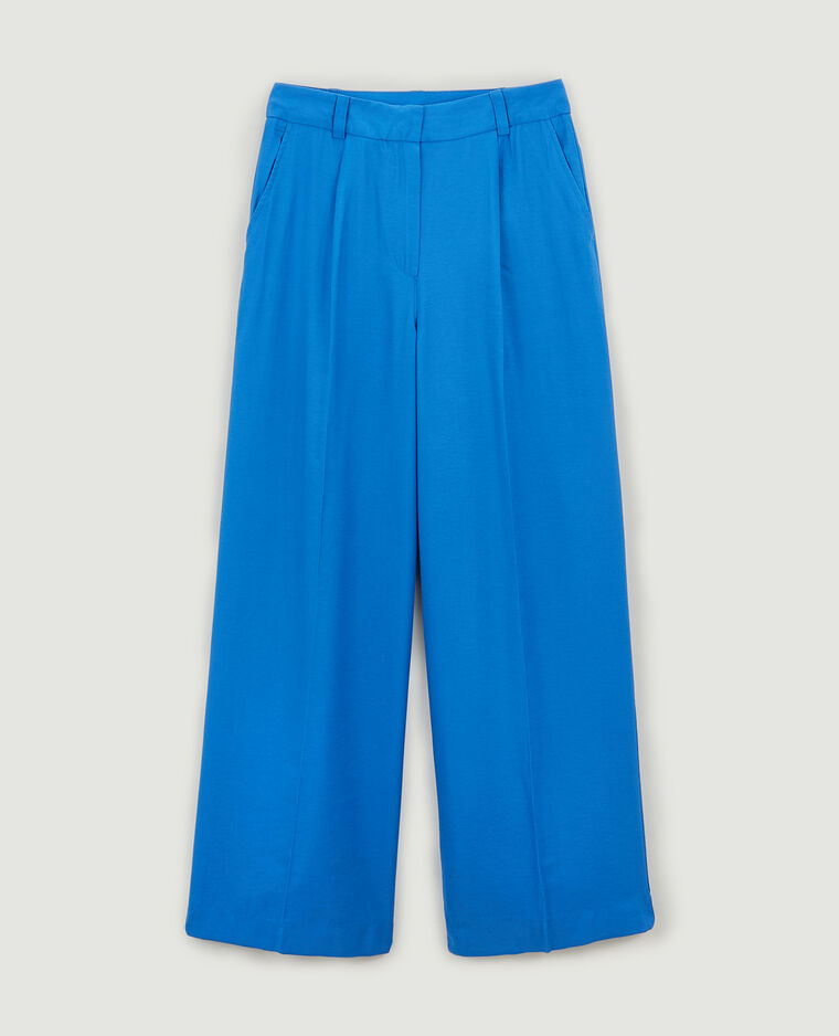 Pantalon à pinces Bleu - Pimkie