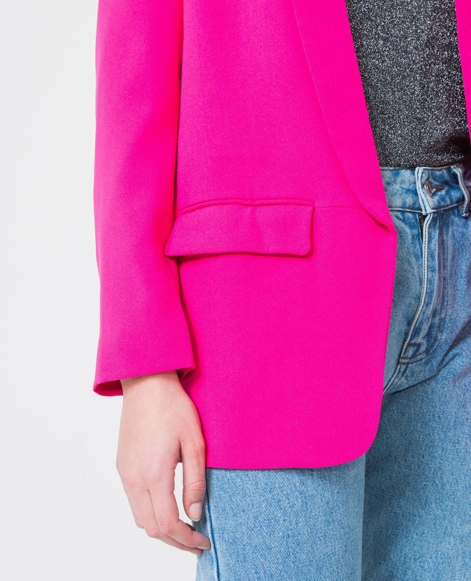 Veste blazer rose fushia - 323198I21A02 | Pimkie