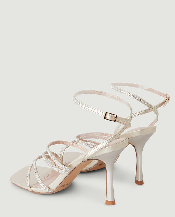 Sandales à brides doré - Pimkie