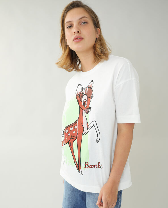 T-shirt ample Bambi écru - Pimkie