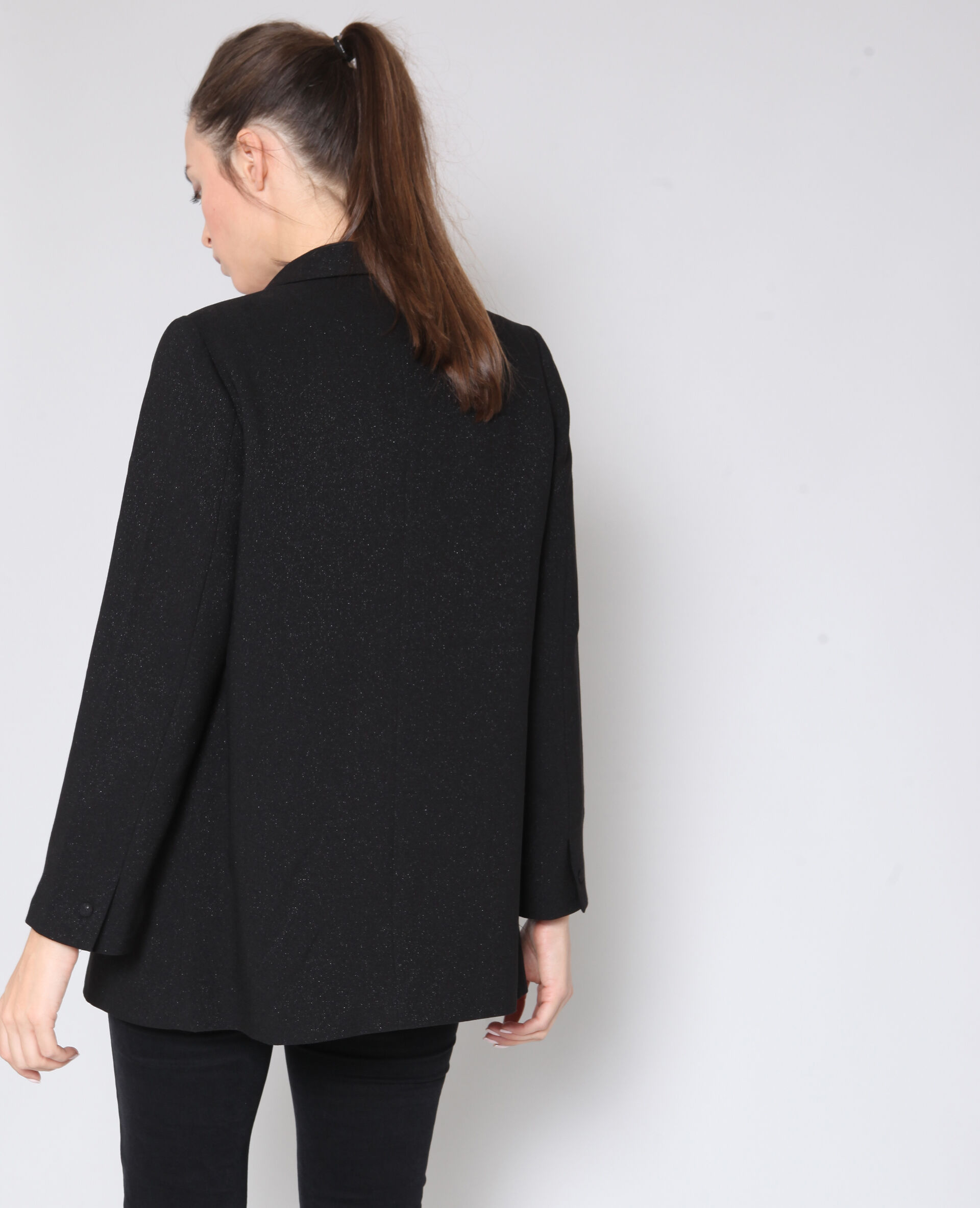 Blazer brillant noir - 323311899A08 | Pimkie