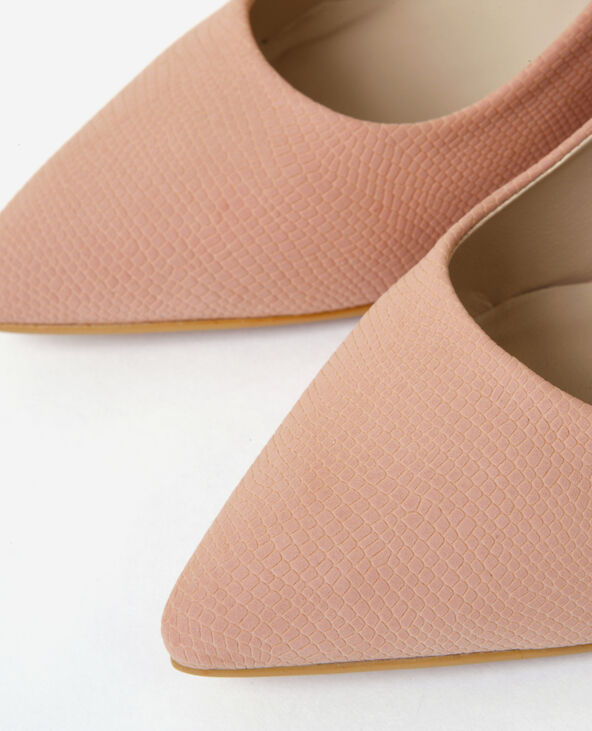 Escarpins effet python. beige - Pimkie