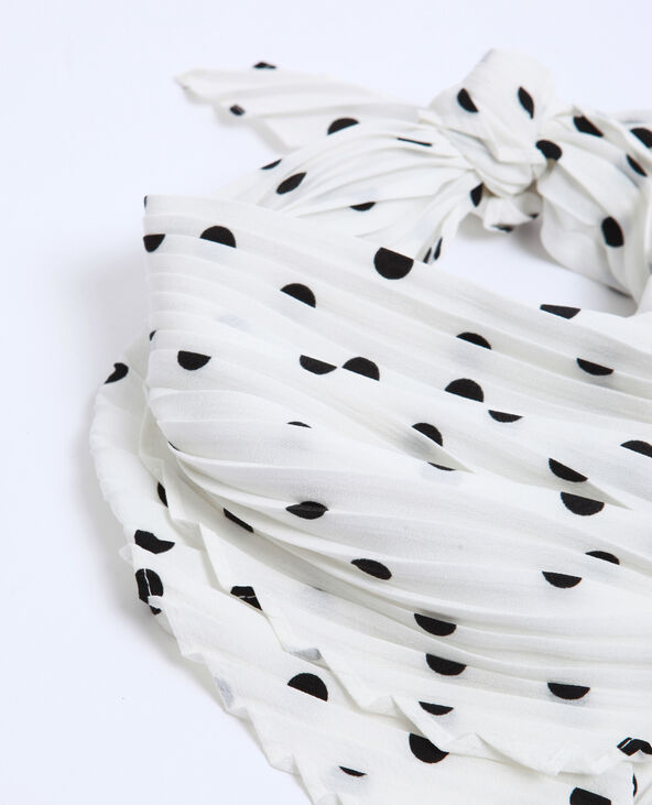 Foulard plissé blanc - Pimkie