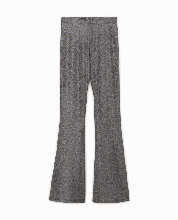 Pantalon flare avec lurex argenté - Pimkie