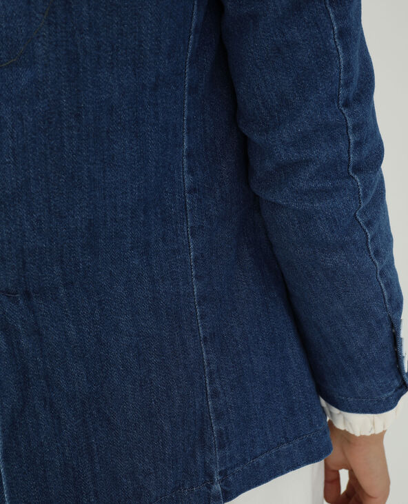 Veste en jean bleu foncé - Pimkie