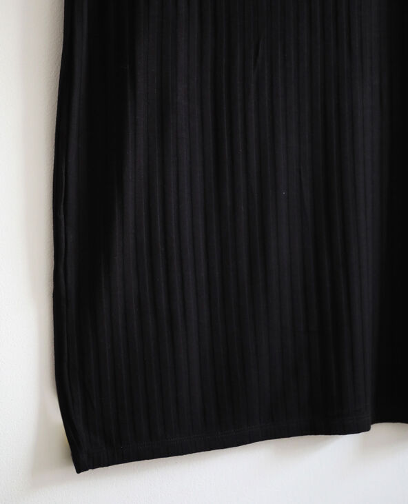 Robe côtelée noir - Pimkie