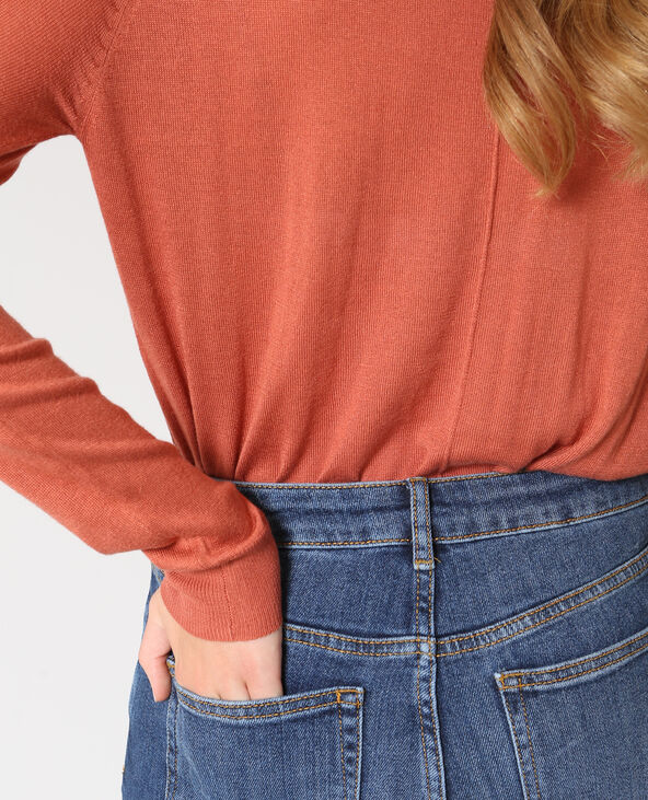 Pull fin marron - Pimkie