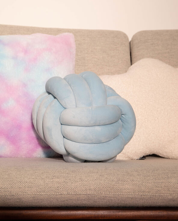 Coussin pelotte bleu - Pimkie