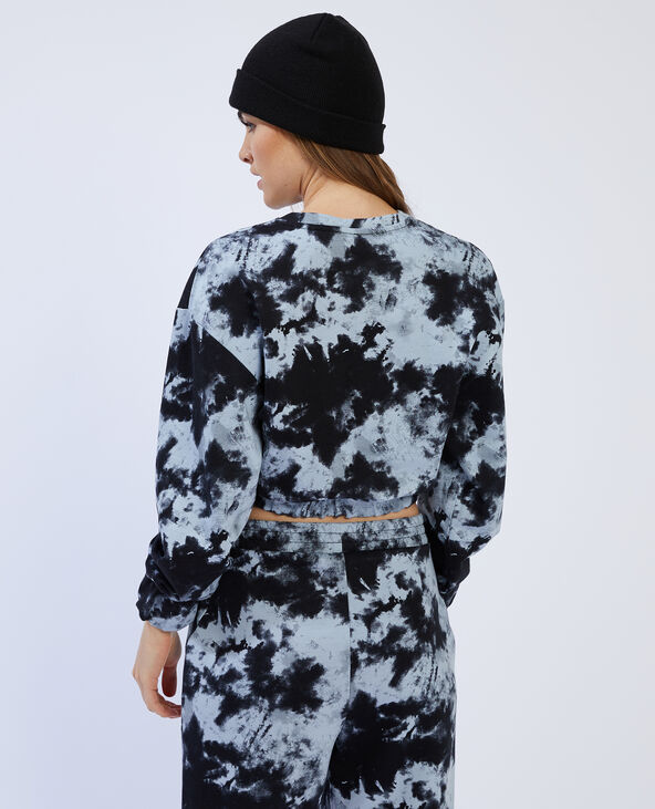 Sweat tie and dye noir - Pimkie