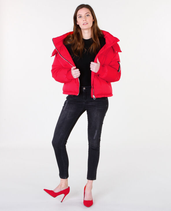 Doudoune courte rouge - Pimkie