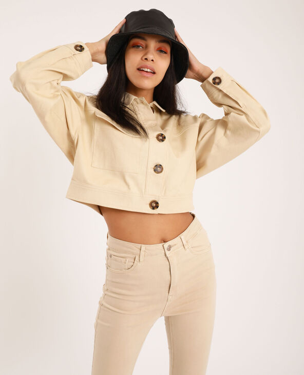 Veste courte blanc - Pimkie