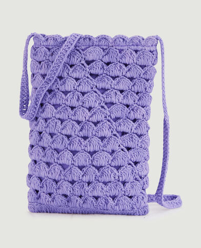 Pochette en crochet violet - Pimkie