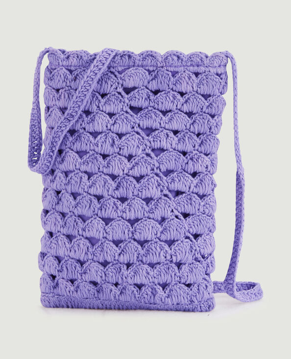 Pochette en crochet violet - Pimkie