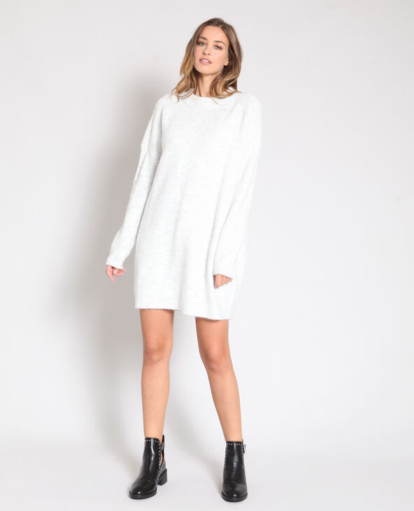 Robe pull gris chiné - Pimkie
