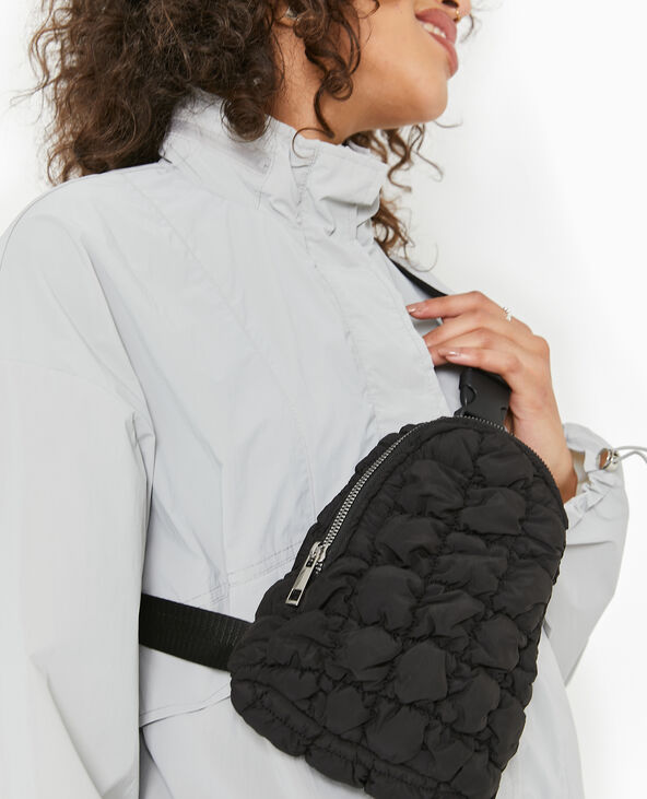 Sac banane matelassé noir - Pimkie