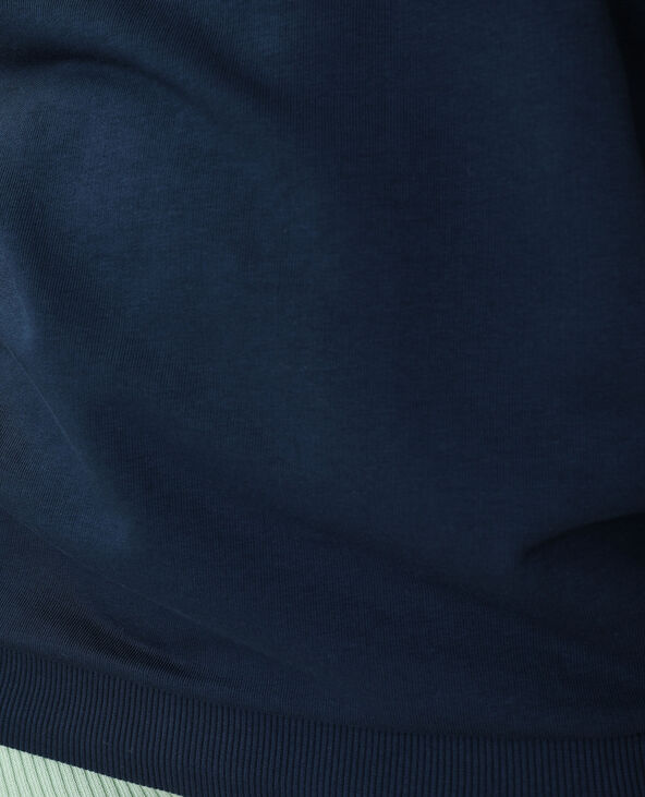 Sweat oversize à capuche bleu marine - Pimkie