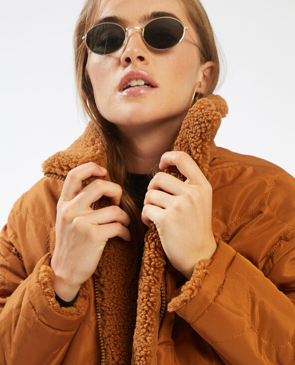 Blouson réversible camel - Pimkie