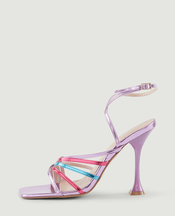 Sandales à brides lilas - Pimkie