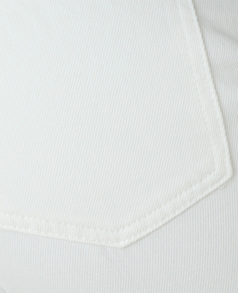 Jean straight taille haute blanc - Pimkie