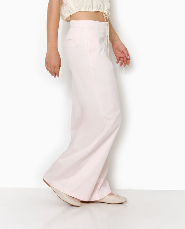 Pantalon droit city taille standard rose clair - Pimkie