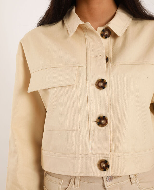 Veste courte blanc - Pimkie